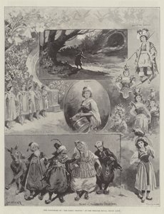 The Pantomime of The Forty Thieves at the Theatre Royal, Drury Lane by Paul Frenzeny